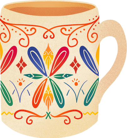 Detailed And Textured Butterfly Mug